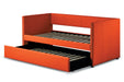 Therese Orange Daybed with Trundle - 4969RN - Gate Furniture