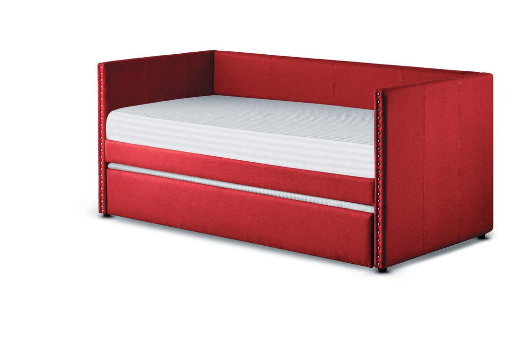 Therese Red Daybed with Trundle - 4969RD - Gate Furniture