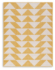 Thomley Ivory/Yellow 8' x 10' Rug - R900061