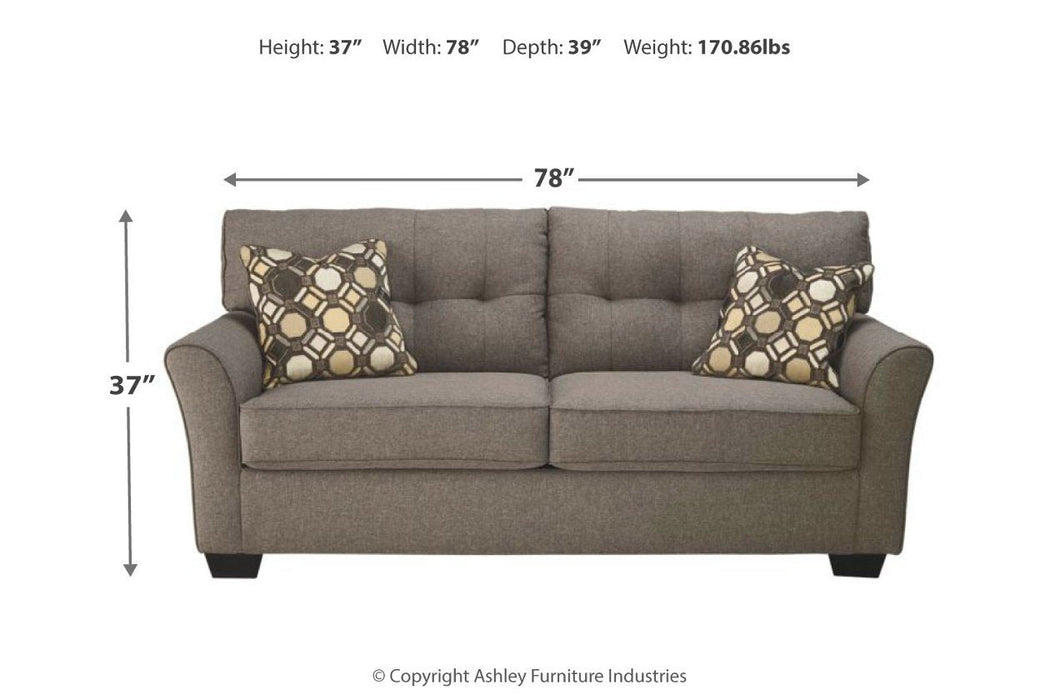 Tibbee Slate Full Sofa Sleeper - 9910136 - Gate Furniture
