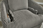 Tie-Breaker Fog Swivel Glider Recliner - 9490361