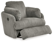 Tie-Breaker Fog Swivel Glider Recliner - 9490361