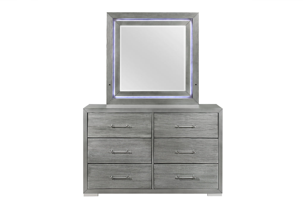 Tiffany Silver Mirror - TIFFANY-SILVER-MR - Gate Furniture