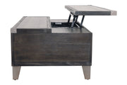 Todoe Dark Gray Coffee Table with Lift Top - Gate FurnitureCoffee Table