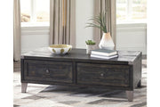 Todoe Dark Gray Coffee Table with Lift Top - Gate FurnitureCoffee Table