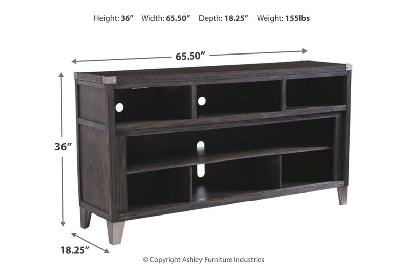 Todoe Gray 65" TV Stand - Gate FurnitureTV Stand