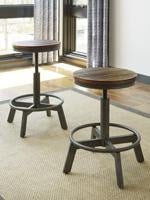 Torjin Brown/Gray Counter Height Stool (Set of 2) - Gate FurnitureBarstool