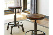 Torjin Brown/Gray Counter Height Stool (Set of 2) - Gate FurnitureBarstool