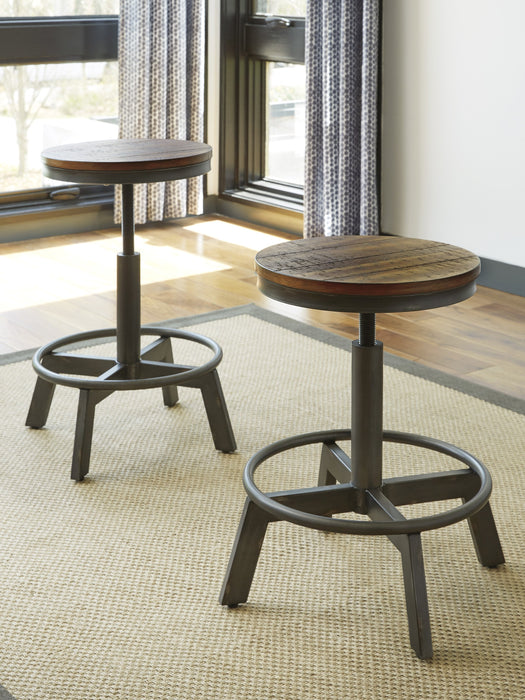 Torjin Gray-Brown Counter Height Set - Gate Furniture