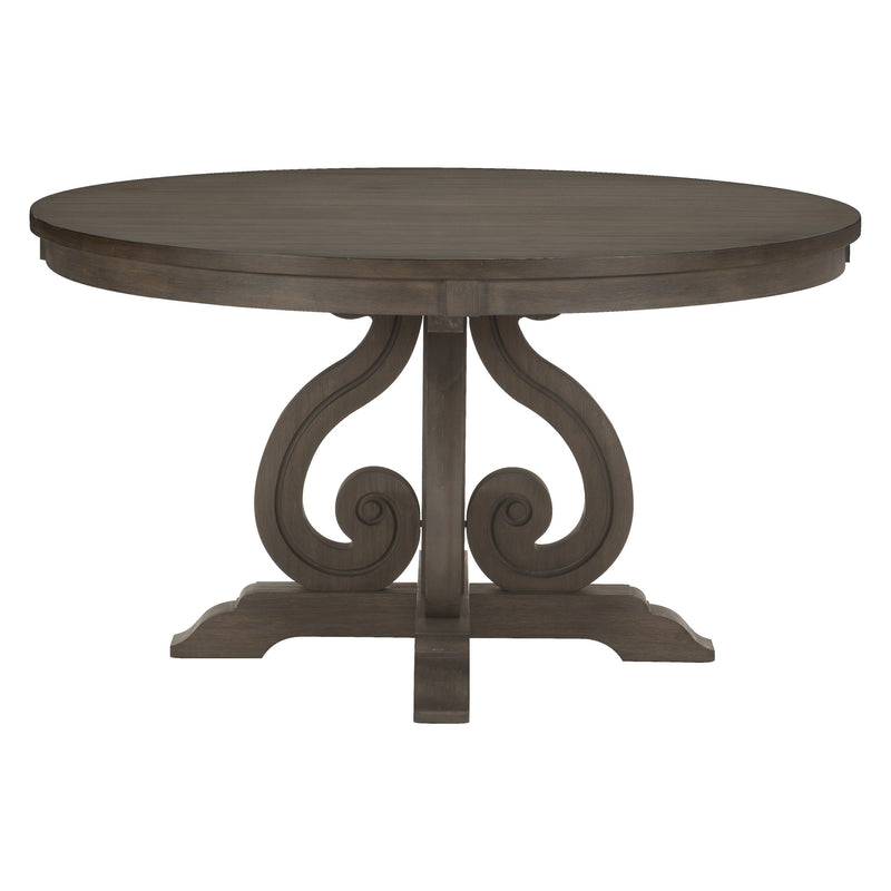 Toulon Dark Oak Round Dining Set - Gate FurnitureDining Room Set