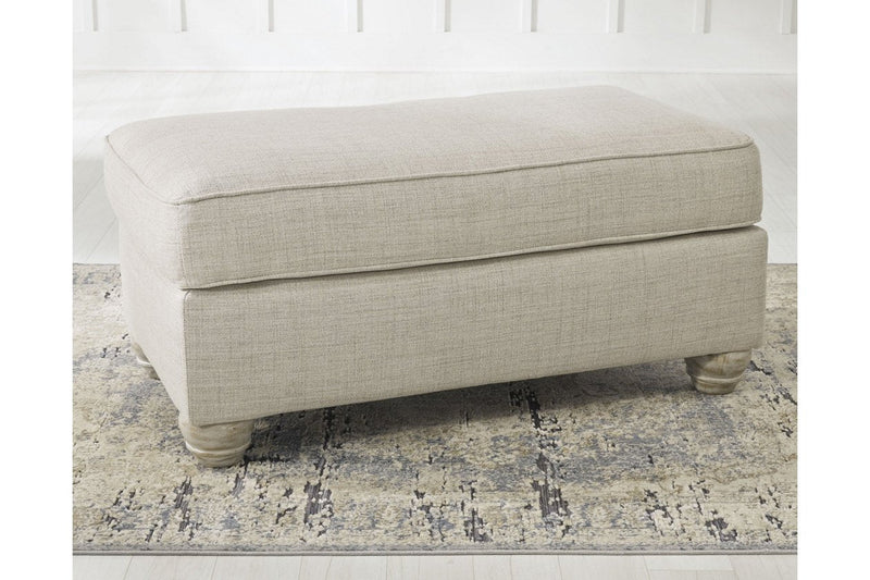 Traemore Linen Ottoman - Gate FurnitureOttoman