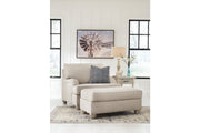 Traemore Linen Ottoman - Gate FurnitureOttoman