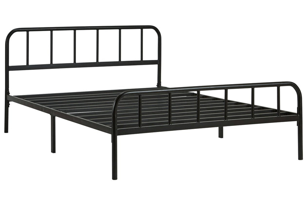 Trentlore Black Full Platform Bed - B076-172 - Gate Furniture
