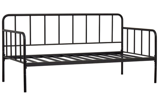 Trentlore Black Twin Metal Day Bed with Platform - B076-180 - Gate Furniture