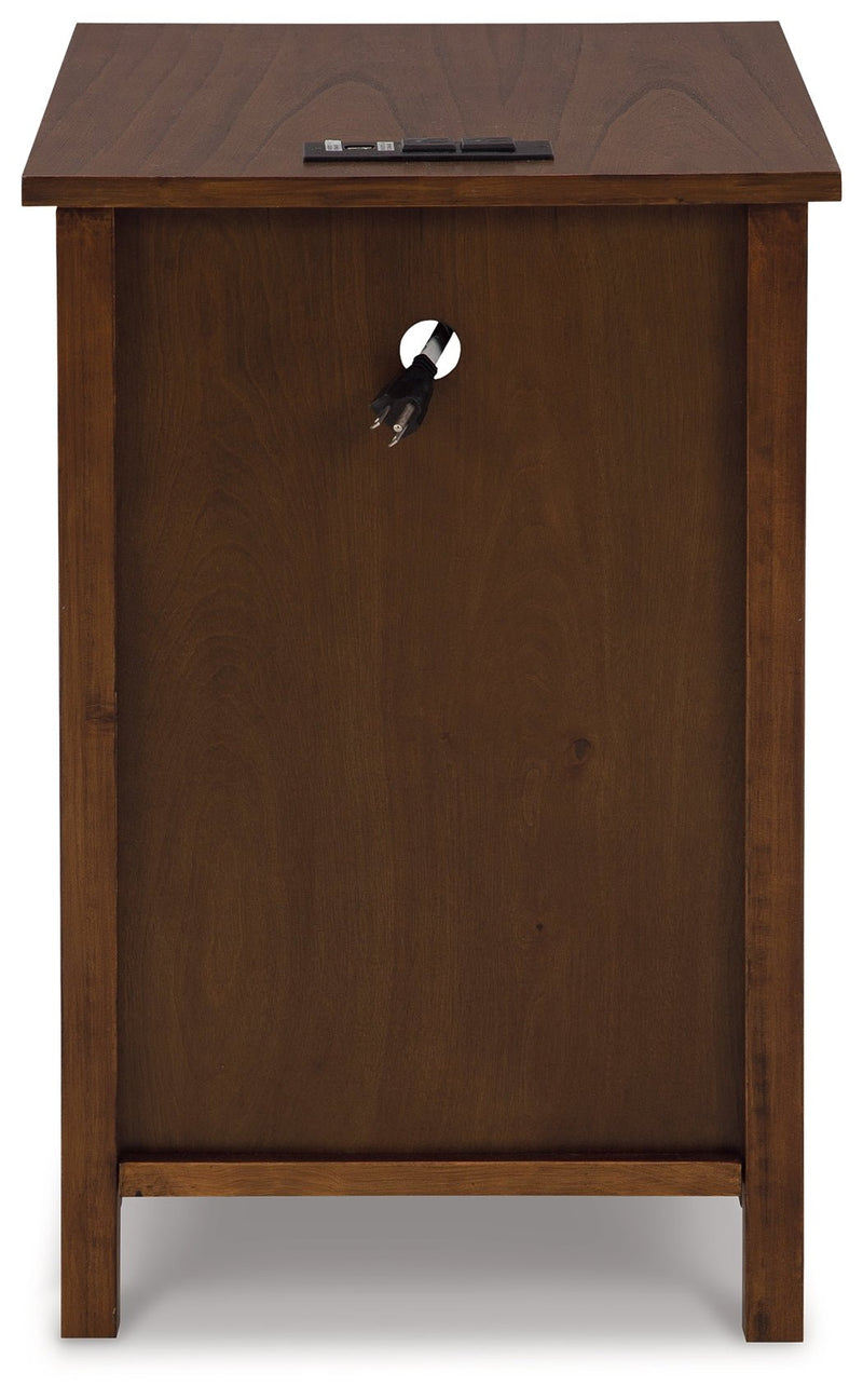 Treytown Chairside End Table - Gate FurnitureEnd Table Chair Side