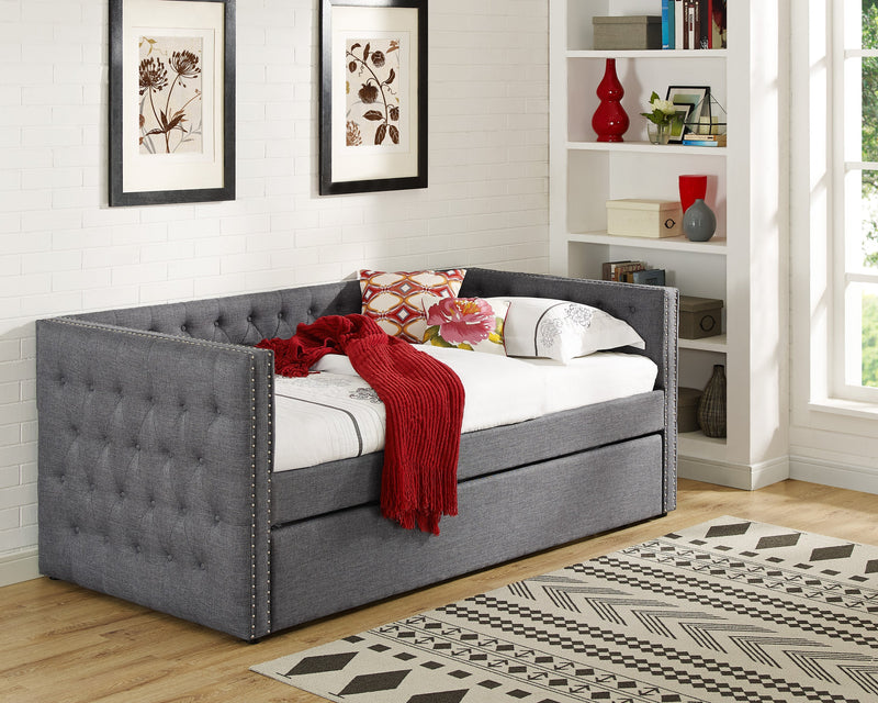 Trina Gray Twin Daybed - Gate FurnitureDaybed