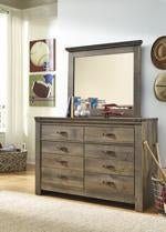 Trinell Brown Bedroom Mirror - Gate FurnitureMirror