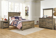 Trinell Brown Full Panel Bed - Gate FurnitureFull Bed