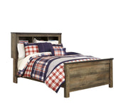 Trinell Brown Full Panel Bookcase Bed - Gate FurnitureFull Bed