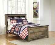 Trinell Brown Full Panel Bookcase Bed - Gate FurnitureFull Bed