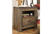 Trinell Brown Nightstand - Gate FurnitureNightstand