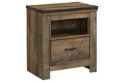 Trinell Brown Nightstand - Gate FurnitureNightstand