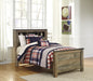 Trinell Brown Twin Panel Bookcase Bed - Gate Furniture