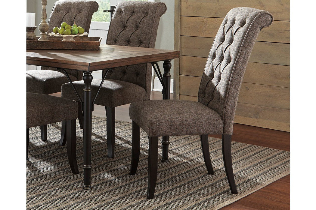 Tripton Graphite Dining Chair (Set of 2) - D530-02 - Gate Furniture