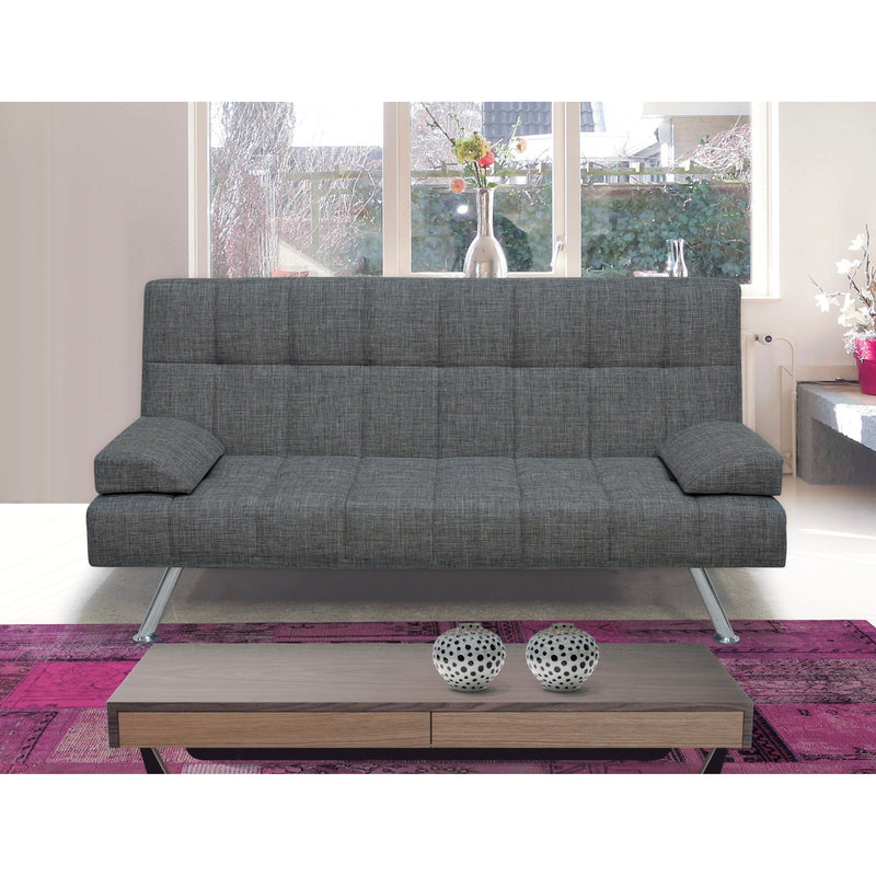 Troy 72 in. Convertible Sleeper Sofa in Gray - Gate FurnitureSleeper Sofa