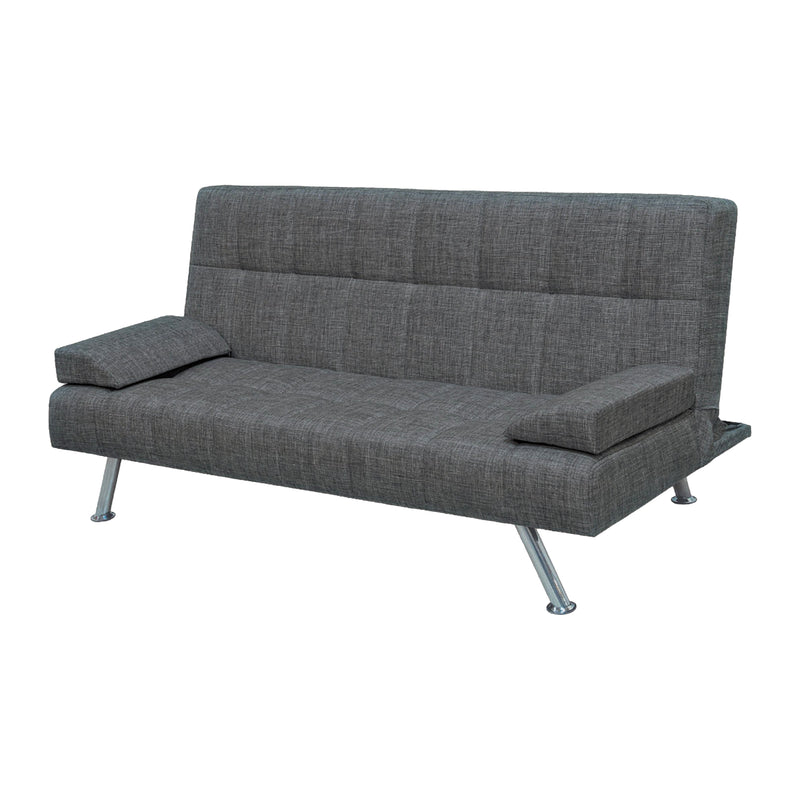 Troy 72 in. Convertible Sleeper Sofa in Gray - Gate FurnitureSleeper Sofa