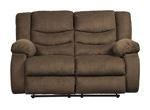 Tulen Chocolate Reclining Loveseat - Gate FurnitureLoveseat