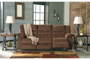 Tulen Chocolate Reclining Sofa - Gate FurnitureReclining Sofa