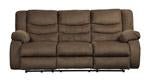 Tulen Chocolate Reclining Sofa - Gate FurnitureReclining Sofa