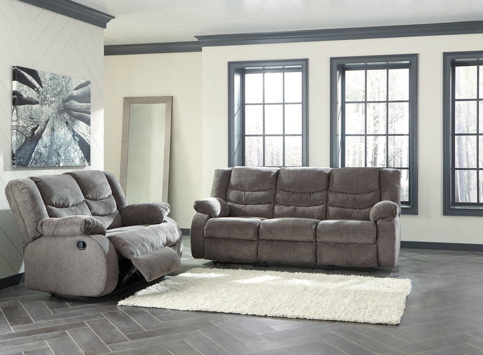 Tulen Gray Reclining Living Room Set - Gate Furniture