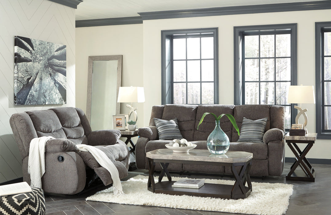 Tulen Gray Reclining Living Room Set - Gate Furniture