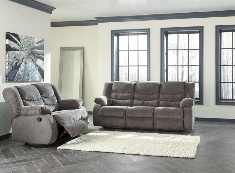 Tulen Gray Reclining Living Room Set - Gate FurnitureLiving Room Set