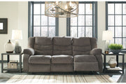Tulen Gray Reclining Sofa - Gate FurnitureReclining Sofa