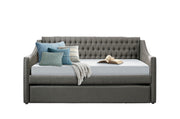 Tulney Dark Gray Daybed with Trundle - Gate FurnitureDaybed