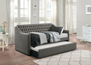 Tulney Dark Gray Daybed with Trundle - Gate FurnitureDaybed