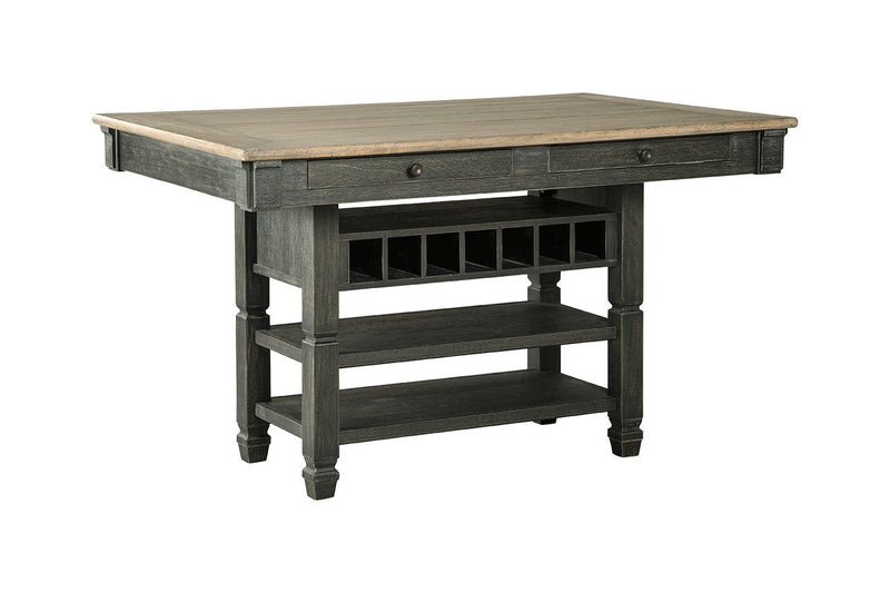 Tyler Creek Black/Gray Counter Height Dining Table - Gate FurnitureCounter Height Table