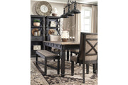 Tyler Creek Black/Gray Dining Table - Gate FurnitureDining Table