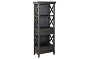 Tyler Creek Black/Gray Display Cabinet - Gate FurnitureCabinet
