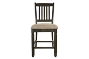 Tyler Creek Black/Grayish Brown Counter Height Bar Stool (Set of 2) - Gate FurnitureBarstool