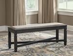 Tyler Creek Black/Grayish Brown Dining Bench - Gate FurnitureAccent Bench