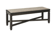 Tyler Creek Black/Grayish Brown Dining Bench - Gate FurnitureAccent Bench