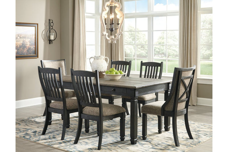 Tyler Creek Black/Grayish Brown Dining Chair (Set of 2) - Gate FurnitureDining Chair