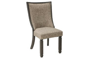 Tyler Creek Black/Grayish Brown Dining Chair (Set of 2) - Gate FurnitureDining Chair
