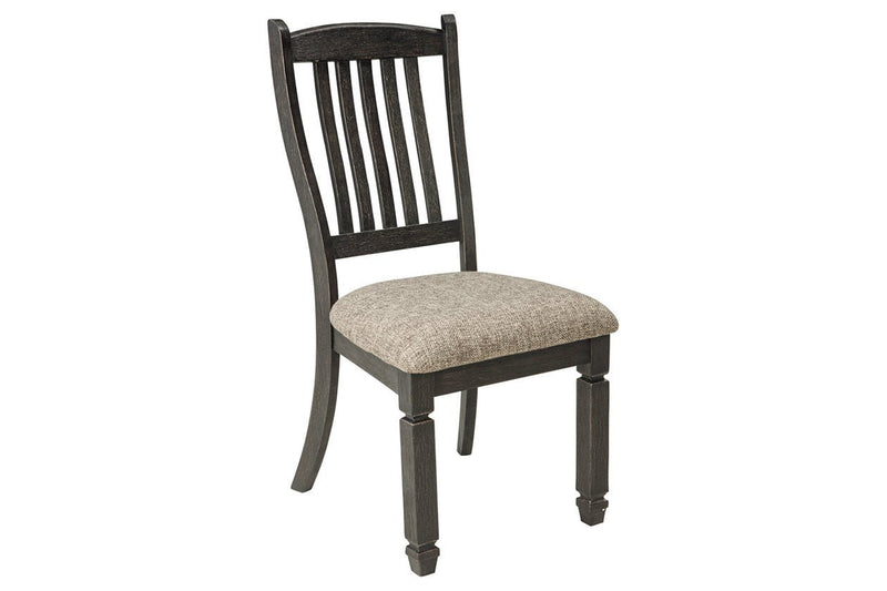 Tyler Creek Black/Grayish Brown Dining Chair (Set of 2) - Gate FurnitureDining Chair