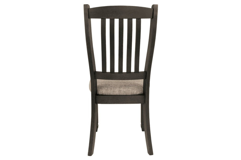 Tyler Creek Black/Grayish Brown Dining Chair (Set of 2) - Gate FurnitureDining Chair