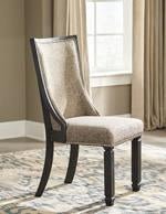 Tyler Creek Black/Grayish Brown Dining Chair (Set of 2) - Gate FurnitureDining Chair